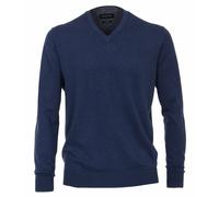 CASAMODA Herren Pullover mit V-Ausschnitt unifarben Elastischer Bund