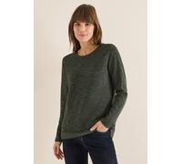 Strickpullover CECIL, Damen, Gr. M (40), raw khaki, Web, 60% Baumwolle, 40% Polyester, unifarben, comfort fit normal, Rundhals, normaler Saum, Pullover Strickpullover, mit Rundhalsausschnitt (29014855