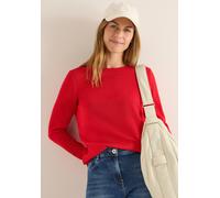 CECIL Damen 3015619 Basic Pullover, Fiery red, XL