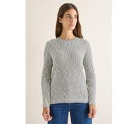 Cecil Damen Gemusterter Strickpullover in Blau, Gr: XL