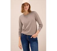 CECIL Damen 3015619 Basic Pullover, Toffee Cream Melange, XL