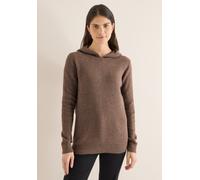 Strickpullover CECIL, Damen, Gr. XS (36), urban taupe melange, Web, 37% Baumwolle, 34% Polyacryl, 26% Polyester, 3% Elasthan, unifarben, normal normal, ohne Ausschnitt, gerader Abschluss, Pullover Str