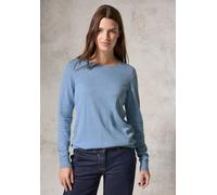 CECIL Damen B302754 Feinstrickpullover, Whisper Blue Melange, XXL EU
