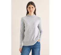 Cecil Strickpullover Cosy Turtleneck Damen luna grau melange Gr. XXL (46)
