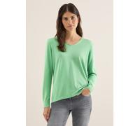 Cecil Damen Basic Pullover in Grün, Gr: XXL