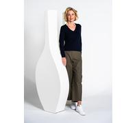 Clarina - Ganzjahres NOS V-Pullover, 1/1 623 marine - Gr. - 38