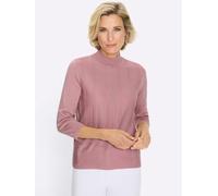 Strickpullover CLASSIC BASICS "3/4-Arm-Pullover", Damen, Gr. 38, rosa (hortensie), 100% Polyacryl, unifarben, Pullover Strickpullover (35248133-38) hortensie