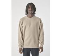Strickpullover CLEPTOMANICX "Crewneck Grower", Herren, Gr. L, beige (hellgrau), 100% Baumwolle, unifarben, normal, Rundhals, Pullover Strickpullover, im lockeren Schnitt (38285459-L) hellgrau