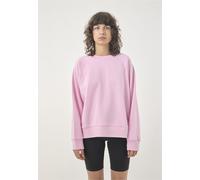 Strickpullover CLEPTOMANICX "Crewneck Ligull", Damen, Gr. XL, pink, 100% Baumwolle, unifarben, normal, Rundhals, Pullover Strickpullover, Locker geschnitten (69602628-XL) pink