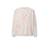 Strickpullover CODELLO "Codello Pullover", Damen, Gr. L, beige, Obermaterial: 65% Baumwolle CO. 35% Polyester PES., regular fit, Rundhals, Pullover Strickpullover, mit Snoopy-Motiven (29706068-L) beig