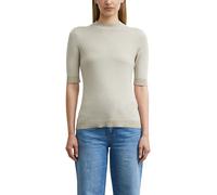 Comma Damen Strickpullover Slim Fit Viskose‑Mix Sand Größe 38