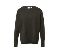 Strickpullover COMMA, Damen, Gr. 38, schwarz chocolate, Strick, Obermaterial: 72% Viskose, 28% Polyester, unifarben, regular fit normal, Rundhals, Rippbündchen, Pullover Strickpullover, mit Rippbündch