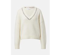 Strickpullover creme L