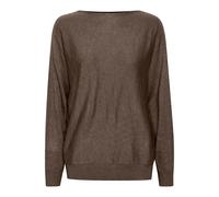 Strickpullover CULTURE "Strickpullover CUannemarie", Damen, Gr. XS, beige (demitasse melange), Obermaterial: 82% Viskose LENZING ECOVERO CV LenzEcov. 18% Elasthan EL., Pullover Strickpullover (3421580