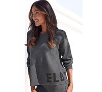 Strickpullover ELBSAND "-Loungesweatshirt" Gr. 48/50, grau (anthrazit) Damen Pullover (67949425-48) anthrazit
