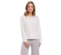 Strickpullover FALKE "Cotton Knit", Damen, Gr. L, weiß (off, weiß (2040)), Pullover Strickpullover (40456963-L) off, weiß (2040)