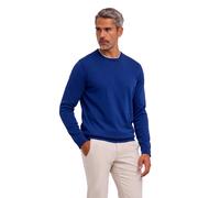 Strickpullover FALKE "Cotton Knit", Herren, Gr. XL, blau (royal blau (6051)), Pullover Strickpullover (75037965-XL) royal blau (6051)