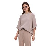 Strickpullover FALKE "FALKE Pullover", Damen, Gr. ML, linen meliert (4541), Pullover Strickpullover (19471134-ML) linen meliert (4541)