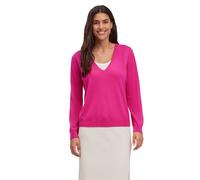 Strickpullover FALKE "FALKE Pullover", Damen, Gr. S, pink (gloss (8550)), Pullover Strickpullover (67563825-S) gloss (8550)