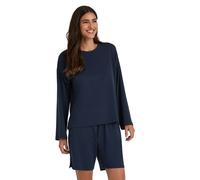 Strickpullover FALKE "FALKE Pullover", Damen, Gr. XS/S, blau (space blau (6116)), Pullover Strickpullover (85190551-XS) space blau (6116)