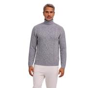 Strickpullover FALKE "FALKE Pullover", Herren, Gr. M, grau (m.grau mel (3530)), Pullover Strickpullover (49777557-M) m.grau mel (3530)