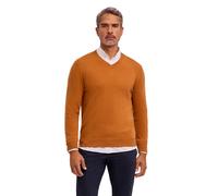 Strickpullover FALKE "Pure Cashmere", Herren, Gr. S, caramel (5582), Pullover Strickpullover (25447701-S) caramel (5582)