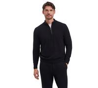 Strickpullover FALKE "Pure Lambswool", Herren, Gr. L, schwarz (schwarz (3000)), Pullover Strickpullover (78129859-L) schwarz (3000)
