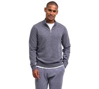 Strickpullover FALKE "Pure Lambswool", Herren, Gr. XXL, grau (dunkelgrau, heather (3278)), Pullover Strickpullover (99717608-XXL) dunkelgrau, heather (3278)
