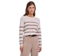 Strickpullover FALKE "Pure Merino Wool", Damen, Gr. S, weiß (sesame (4399)), Pullover Strickpullover (21449236-S) sesame (4399)
