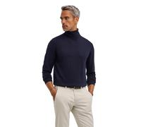 Strickpullover FALKE "Pure Merino Wool", Herren, Gr. XL, blau (night sky (6437)), Pullover Strickpullover (37265148-XL) night sky (6437)