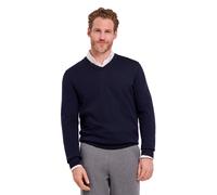 Strickpullover FALKE "Pure Merino Wool", Herren, Gr. XL, blau (night sky (6437)), Pullover Strickpullover (74274336-XL) night sky (6437)