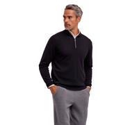 Strickpullover FALKE "Pure Merino Wool", Herren, Gr. XL, schwarz (3000), Pullover Strickpullover (67092210-XL) schwarz (3000)