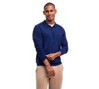 Strickpullover FALKE "Ultrafine Merino Wool", Herren, Gr. S, blau (space blau (6116)), Pullover Strickpullover (91465931-S) space blau (6116)