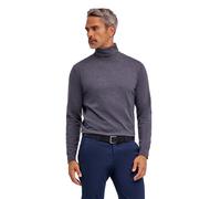 Strickpullover FALKE "Ultrafine Merino Wool", Herren, Gr. XL, grau (dunkelgrau (3970)), Pullover Strickpullover (61185205-XL) dunkelgrau (3970)
