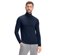 Strickpullover FALKE "Ultrafine Merino Wool", Herren, Gr. XXXL, blau (space blau (6116)), Pullover Strickpullover (32819240-XXXL) space blau (6116)