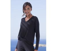 FRENCH CONNECTION Strickpullover Damen schwarz Gr.36/38