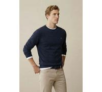 Fynch-Hatton Pullover Herren Rundhals Baumwolle Dunkelblau Größe S