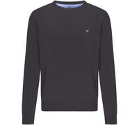 Fynch-Hatton Herrenpullover O-Neck Feinstrick Rundhals dunkelgrau XXL