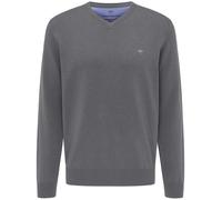 Fynch-Hatton Casual Fit Pullover dunkelgrau, Einfarbig