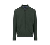 FYNCH-HATTON Strickjacke aus Baumwolle mit Reißverschluss und Stehkragen Dark ivy/L