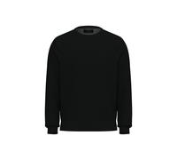 Strickpullover FYNCH-HATTON, Herren, Gr. L, navy, Strick, Obermaterial: 100% Baumwolle, unifarben, regular fit taillenbedeckt, Rundhals, Rippbündchen, Pullover Strickpullover, mit Rippbündchen (226972