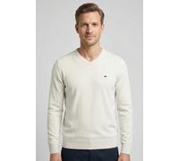 FYNCH-HATTON Strickpullover aus Baumwolle mit V-Ausschnitt New Offwhite/M