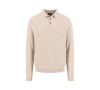 FYNCH-HATTON Strick-Poloshirt aus Baumwoll-Kaschmir-Mix mit Knopfleiste Light Taupe/XL