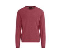 Strickpullover FYNCH-HATTON, Herren, Gr. XXL, lila (berry), Strick, Obermaterial: 100% Baumwolle, unifarben, regular fit taillenbedeckt, Rundhals, gerader Abschluss, Pullover Strickpullover, mit Logo