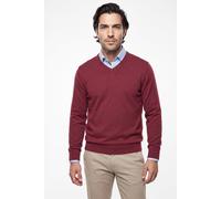Strickpullover FYNCH-HATTON, Herren, Gr. XXL, brick, Strick, Obermaterial: 100% Baumwolle, meliert, unifarben, regular fit hüftbedeckend, V-Ausschnitt, Flachstrickbündchen, Pullover Strickpullover, mi