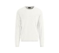Strickpullover FYNCH-HATTON, Herren, Gr. XXL, weiß (new sanftes weiß), Strick, Obermaterial: 100% Baumwolle, unifarben, regular fit taillenbedeckt, Rundhals, gerader Abschluss, Pullover Strickpullover