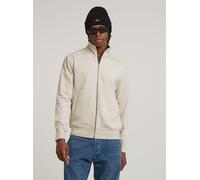 Strickpullover G-STAR "Nifous Zip Thru Sweatshirt", Herren, Gr. XXL, beige (weißbait htr), Obermaterial: 58% Baumwolle, 42% Polyester, Pullover Strickpullover (87720218-XXL) weißbait htr