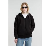 Strickpullover G-STAR "Premium Core 2.1 Hooded Zip Thru Sweatshirt", Damen, Gr. XS, dk schwarz, Obermaterial: 55% Baumwolle, 45% Polyester, Pullover Strickpullover (82284502-XS) dk schwarz