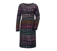 Strickpullover GOLDNER "Baumwoll-Strickkleid, Rundhals", Damen, Gr. 44, bunt, Obermaterial: 50% Baumwolle CO. 50% Polyacryl PAN., U-Boot-Ausschnitt, Tubular, Pullover Strickpullover, Jacquardmuster (3
