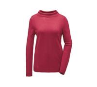 Strickpullover GOLDNER "Feinstrickpullover mit Umlegekragen", Damen, Gr. 44, rot, Obermaterial: 100% Polyacryl PAN., Rollkragen, Rippe, Pullover Strickpullover, Halsferner Umlegekragen (38070438-44) r